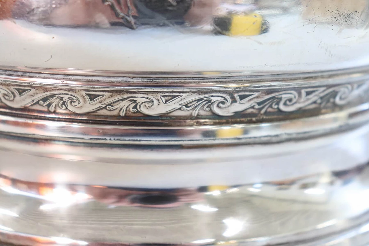 Brocca antica placcata argento marchio Wilcox, 1868 1067058