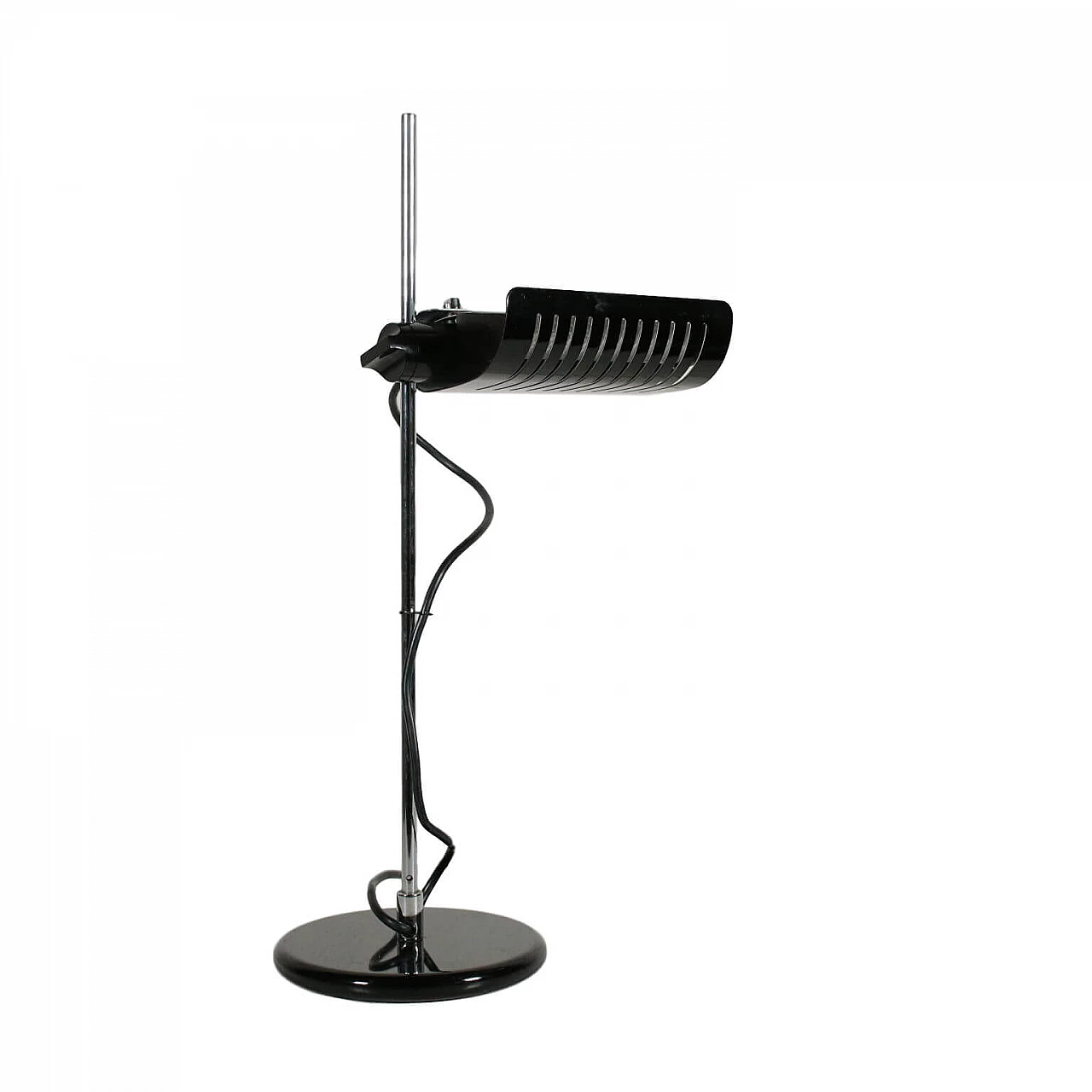 Black table lamp by Joe Colombo, Italy, 70s 1067093