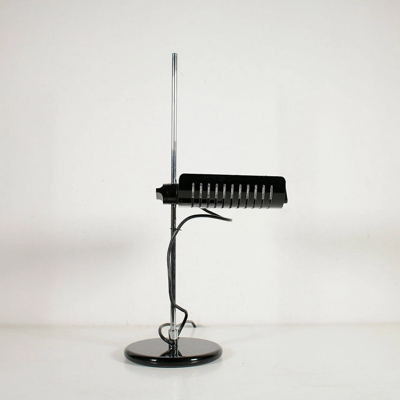 Black table lamp by Joe Colombo, Italy, 70s 1067097