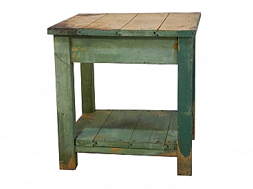 Tavolo in legno di abete, anni '70