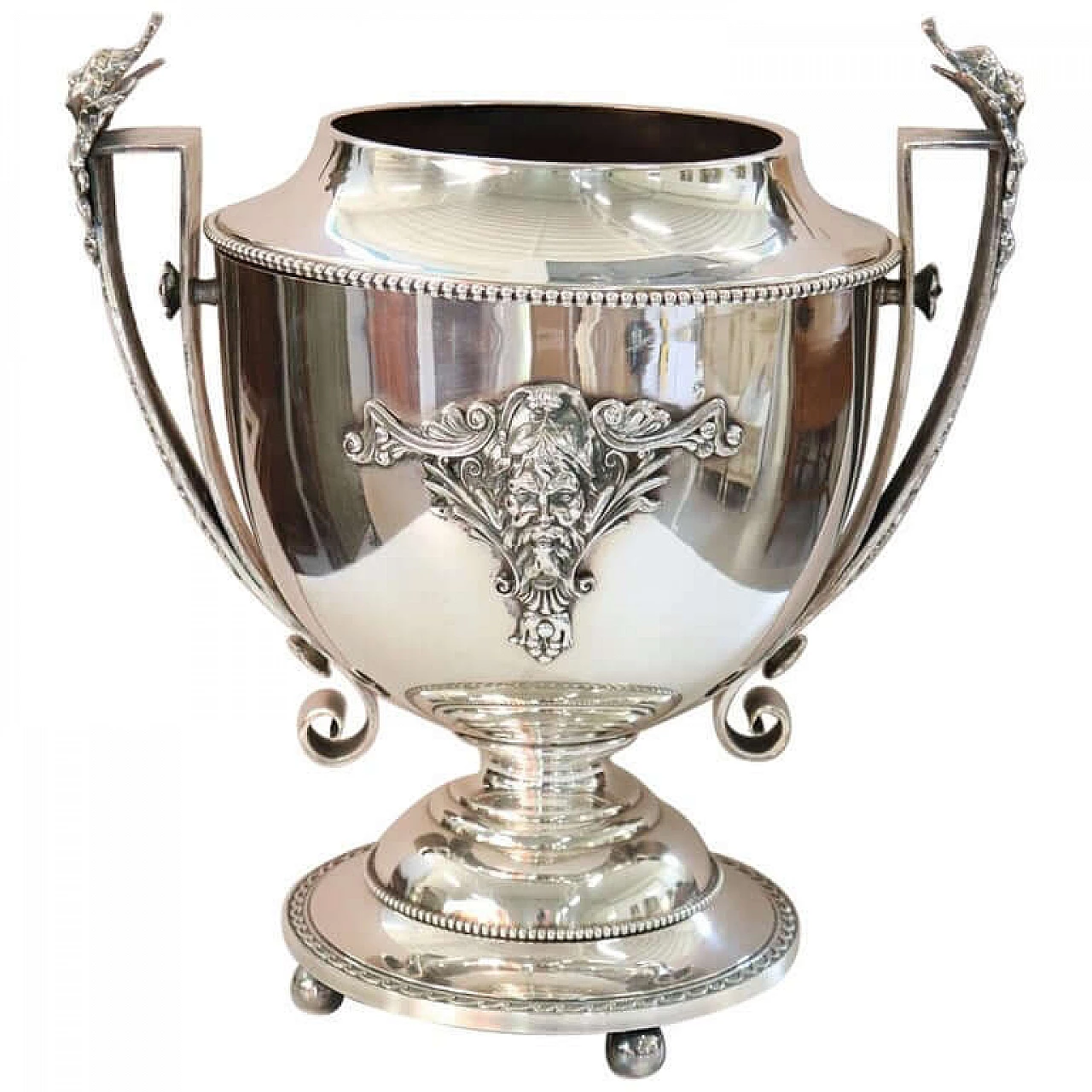 Champagne bucket silver plated XX century 1067371
