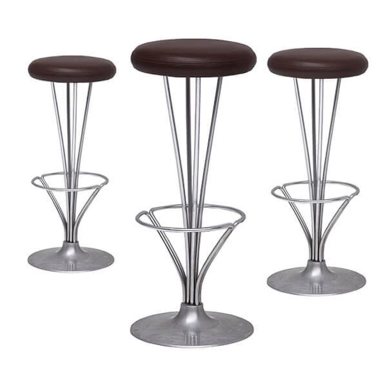 3-stool set designed by Piet Hein for Fritz Hansen 1067680