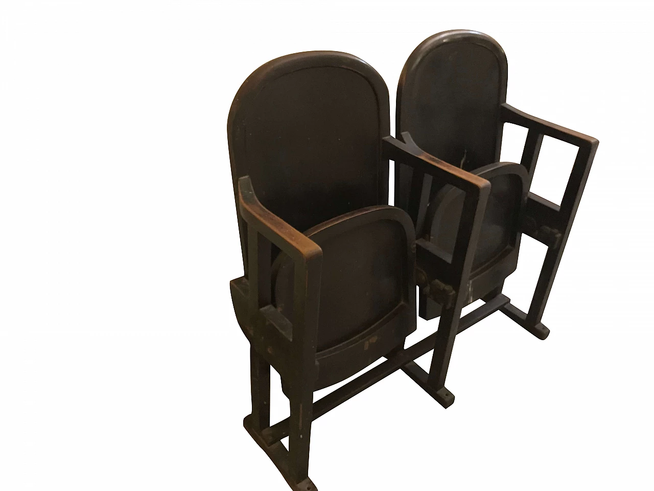 Pair of theatre chairs, beginning of 900 1067830