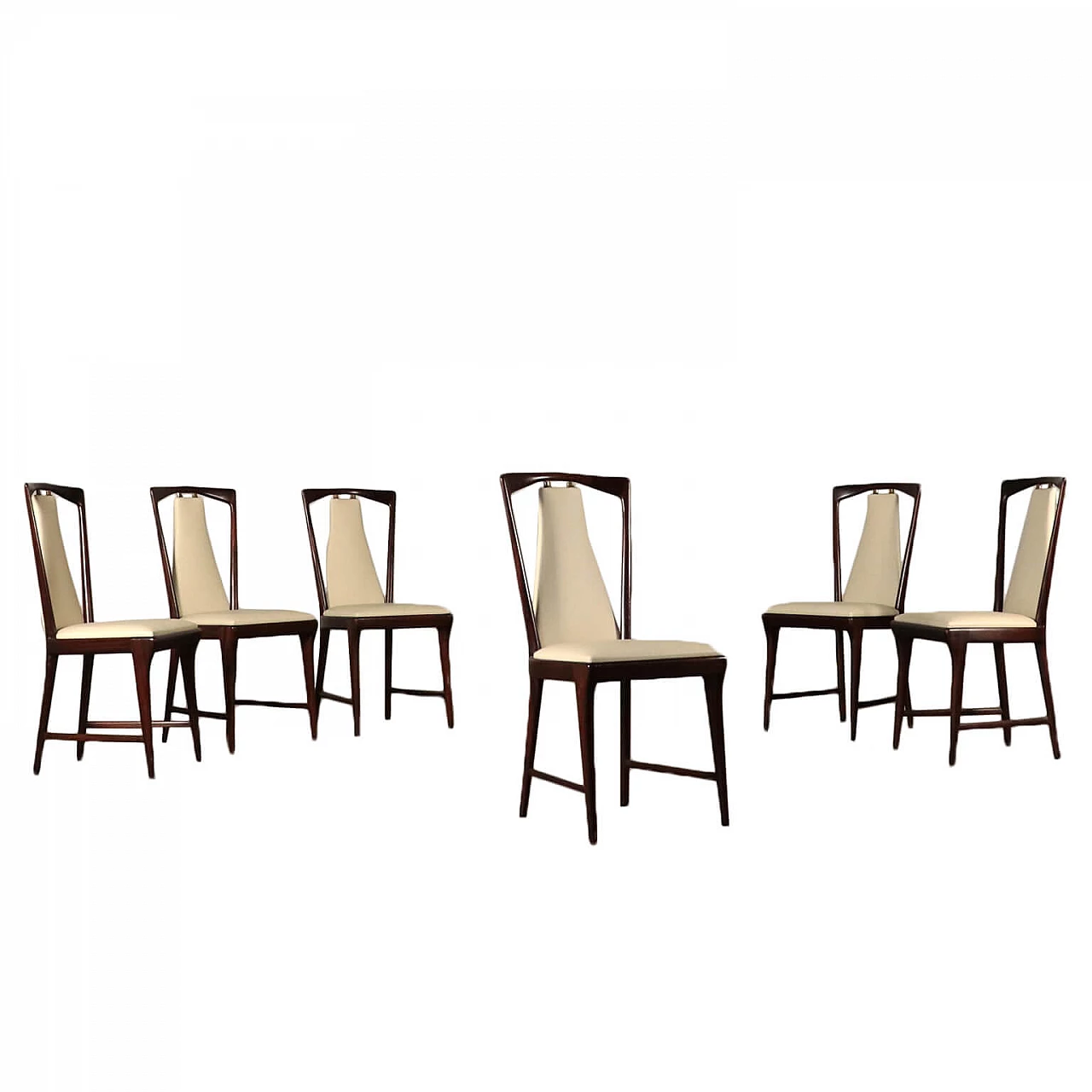 Six chairs by Osvaldo Borsani, 1950s 1068006