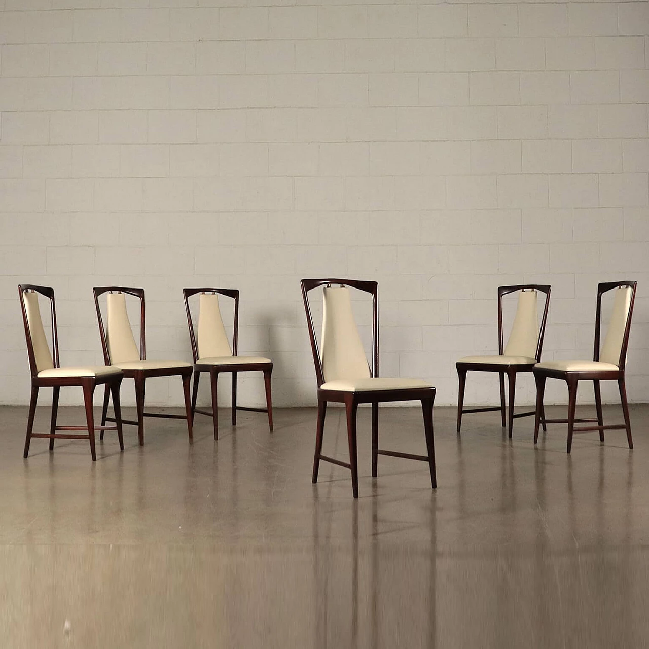 Six chairs by Osvaldo Borsani, 1950s 1068013