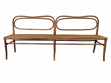 Long bench in Thonet style, late 19th century