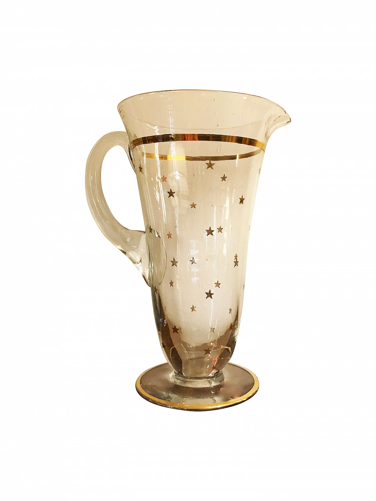 Glass water jug, French, 1940s 1068091