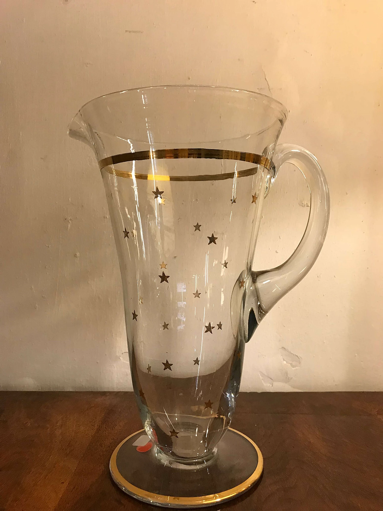 Glass water jug, French, 1940s 1068145
