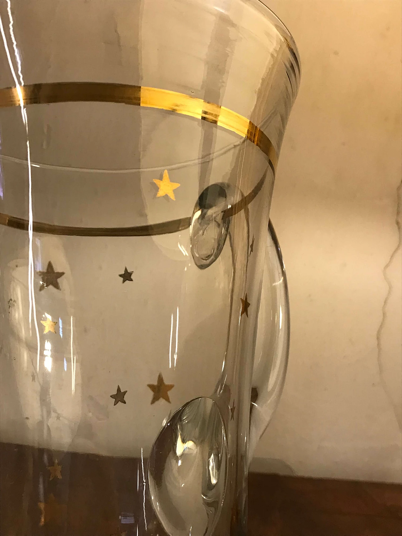 Brocca d'acqua in vetro, francese, anni '40 1068146