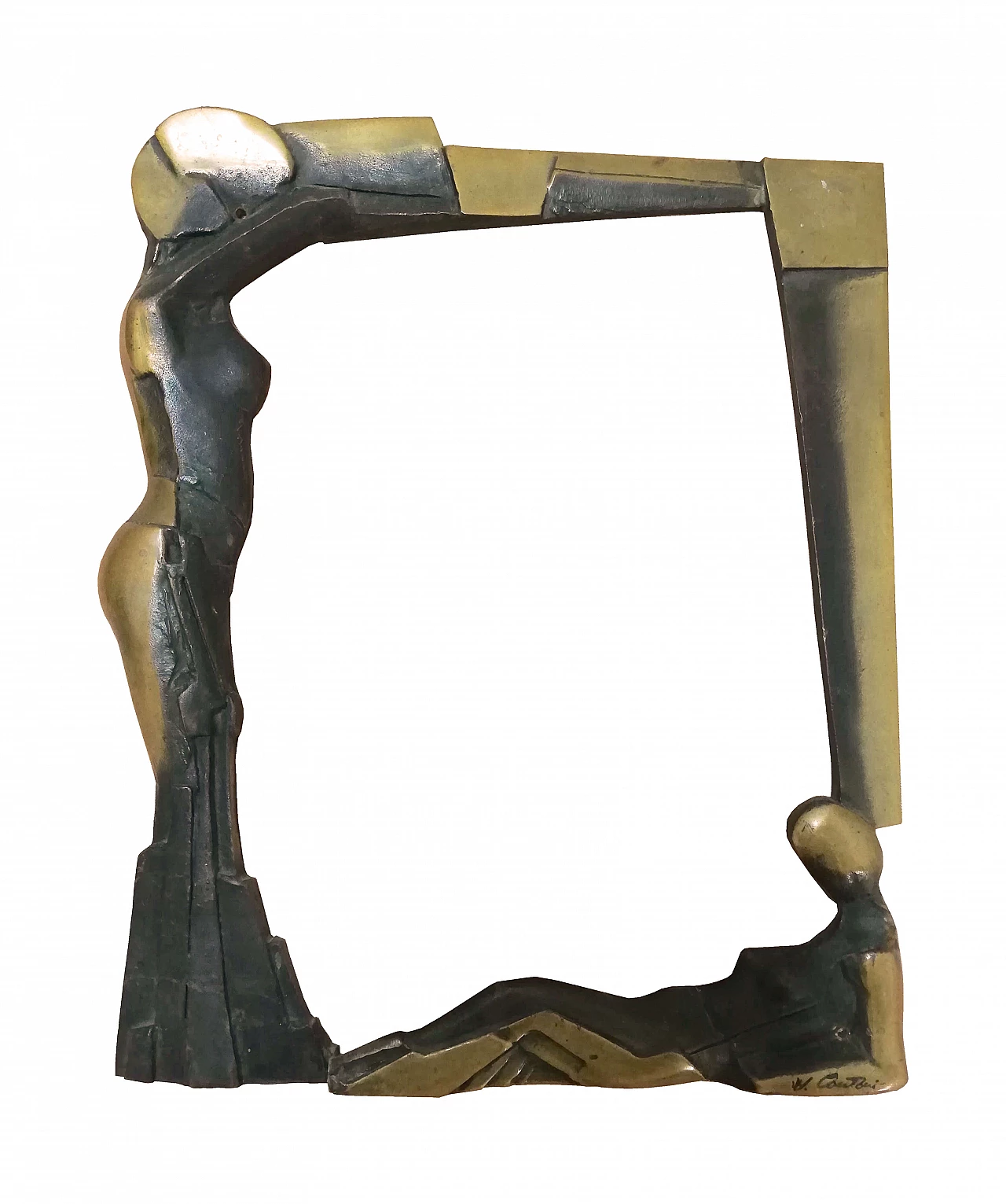 Bronze artist's frame, signed by Wolmer Cantoni 1068156