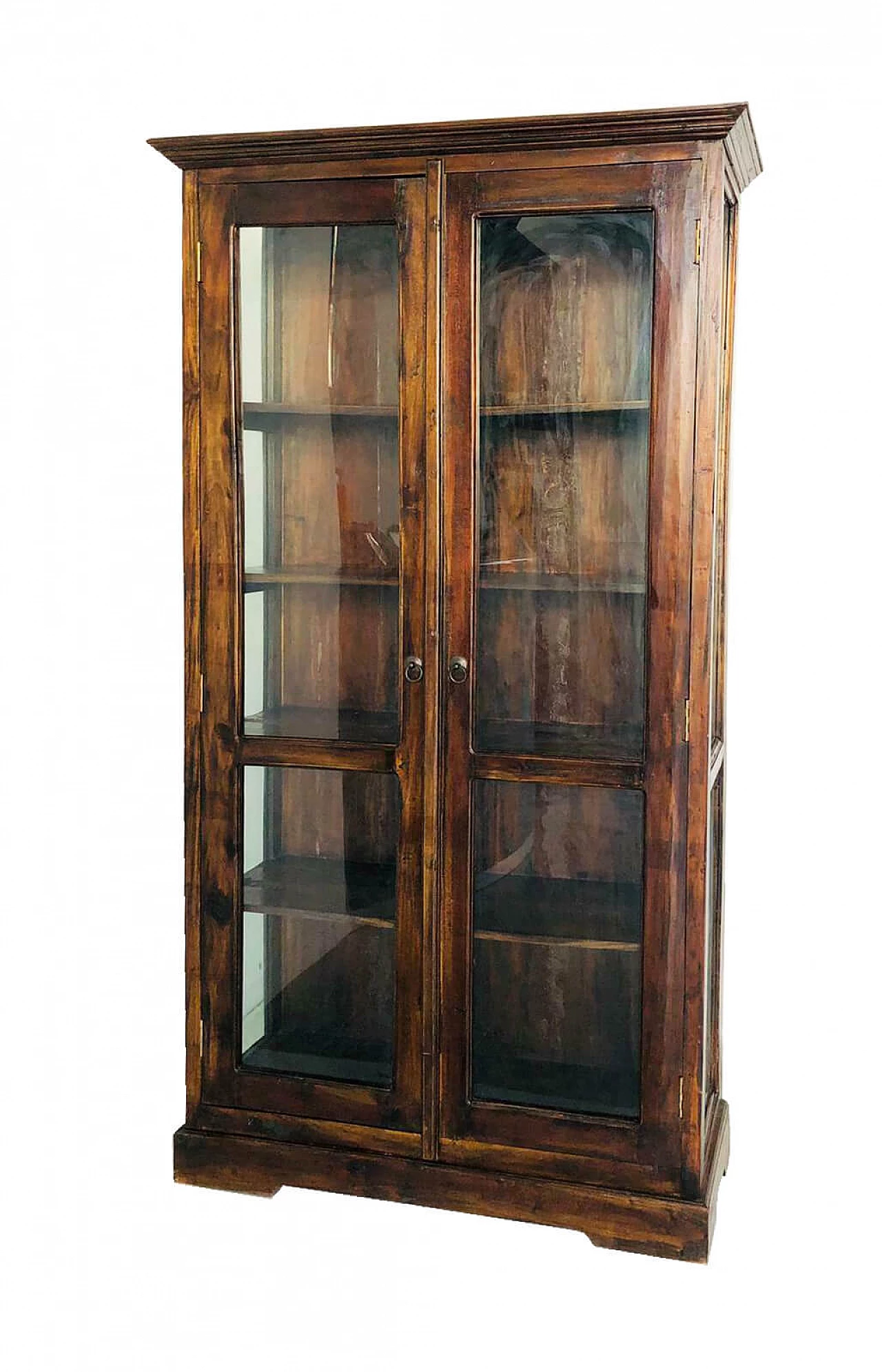 Mobile vetrina in legno e vetro, anni '60 1068782