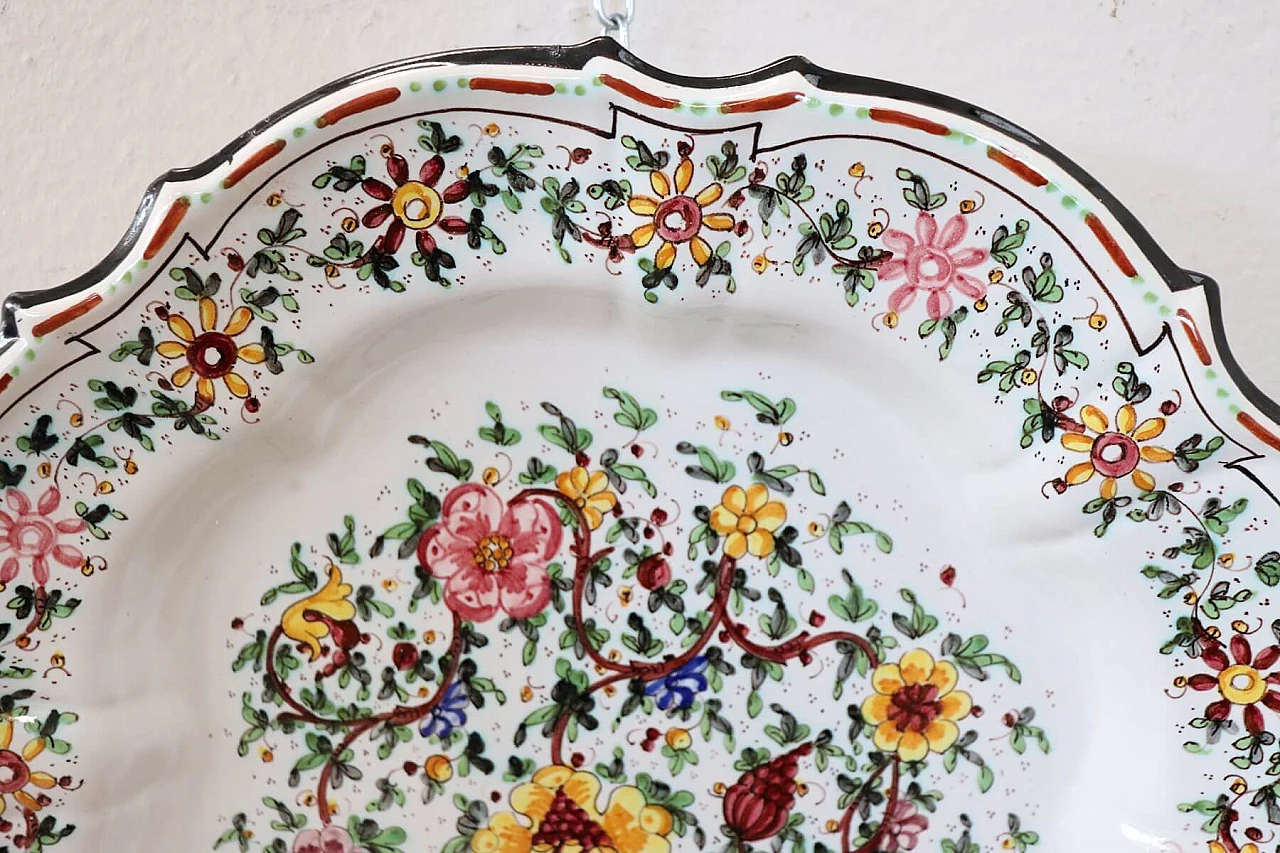 Pair of artistic ceramic plates made by C.A.M. Gubbio, circa 1940 1068993