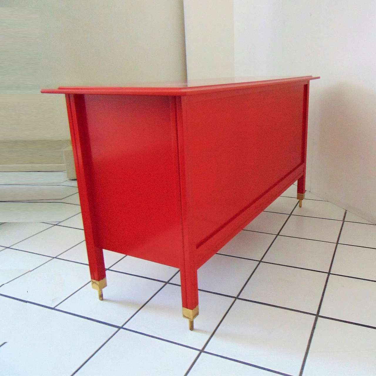 1963 Red Commode by Carlo De Carli, Sormani, Italy 1069068