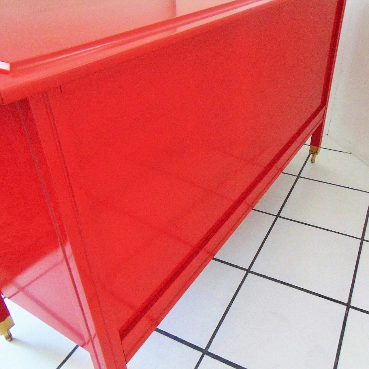 1963 Red Commode by Carlo De Carli, Sormani, Italy 1069069