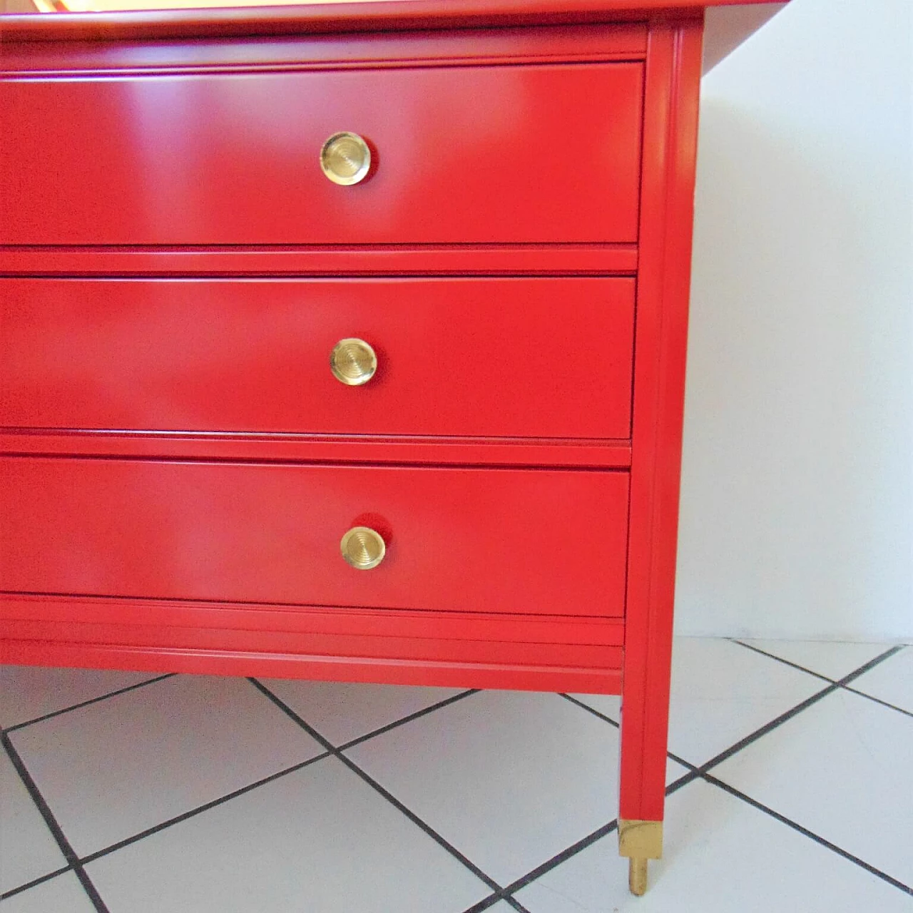 1963 Red Commode by Carlo De Carli, Sormani, Italy 1069071