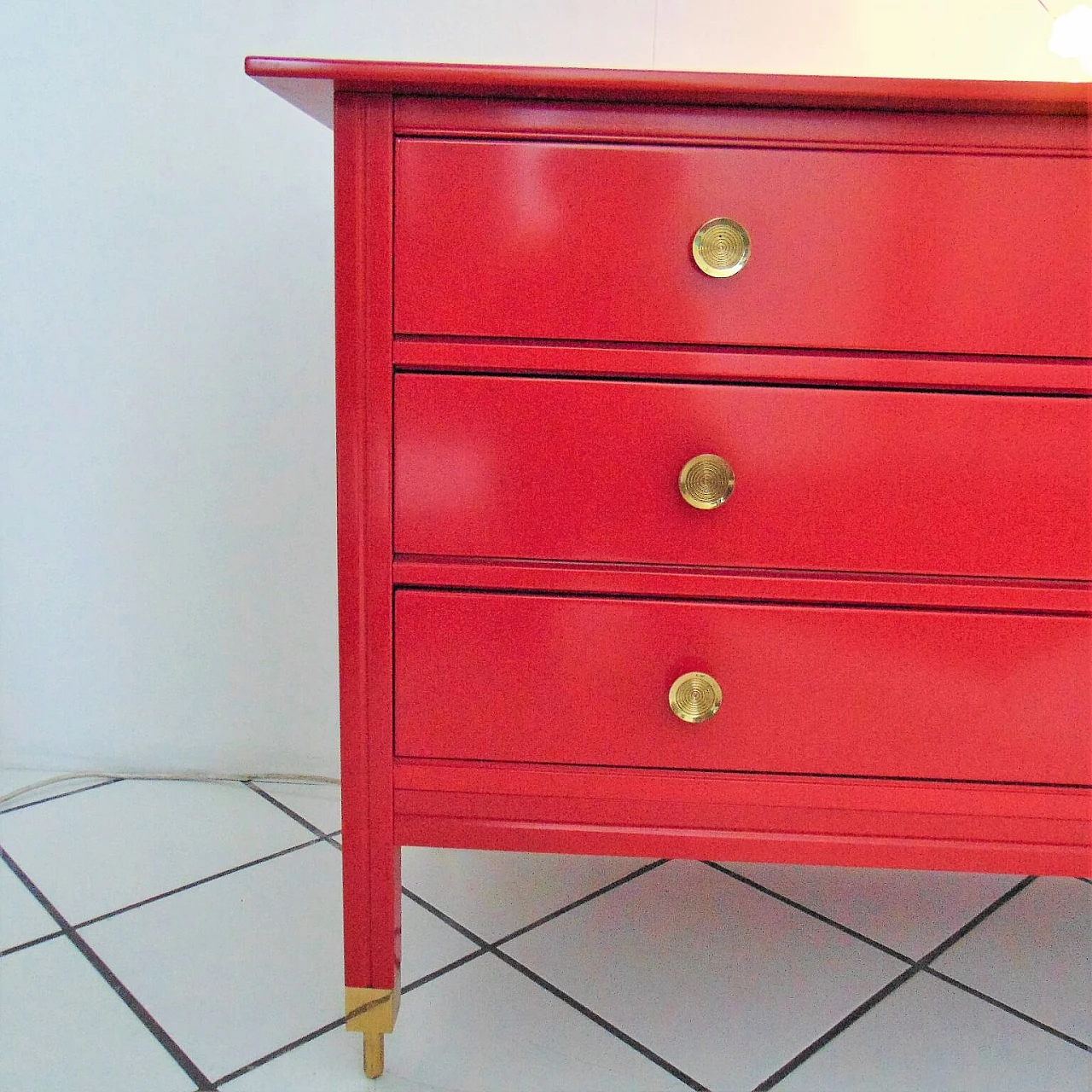 1963 Red Commode by Carlo De Carli, Sormani, Italy 1069072