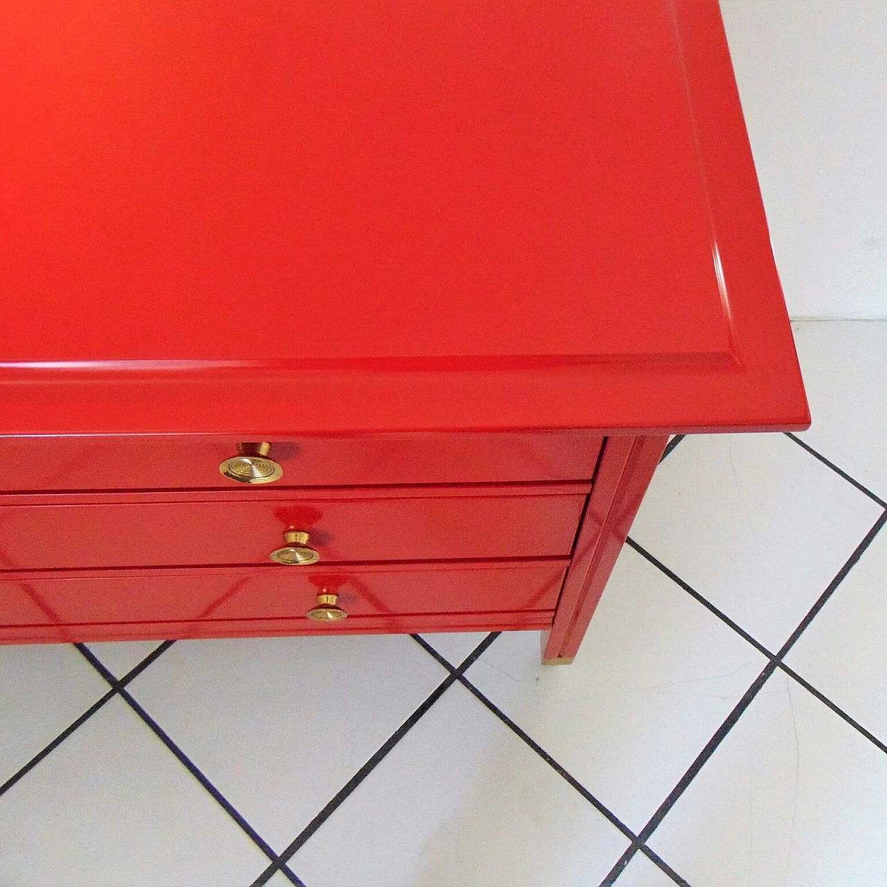 1963 Red Commode by Carlo De Carli, Sormani, Italy 1069073