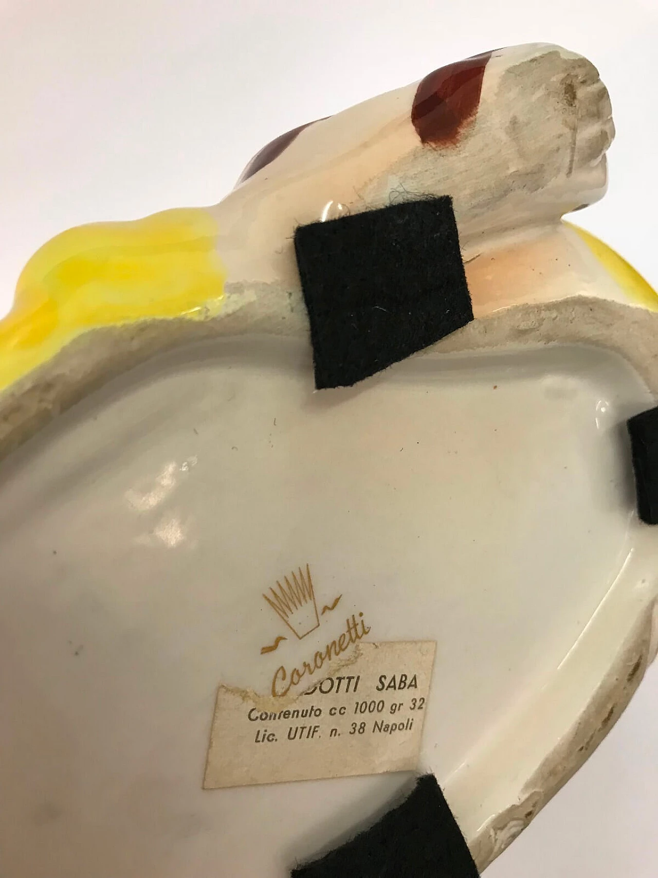 Sculpture of Geisha in coloured ceramic, '50s 7