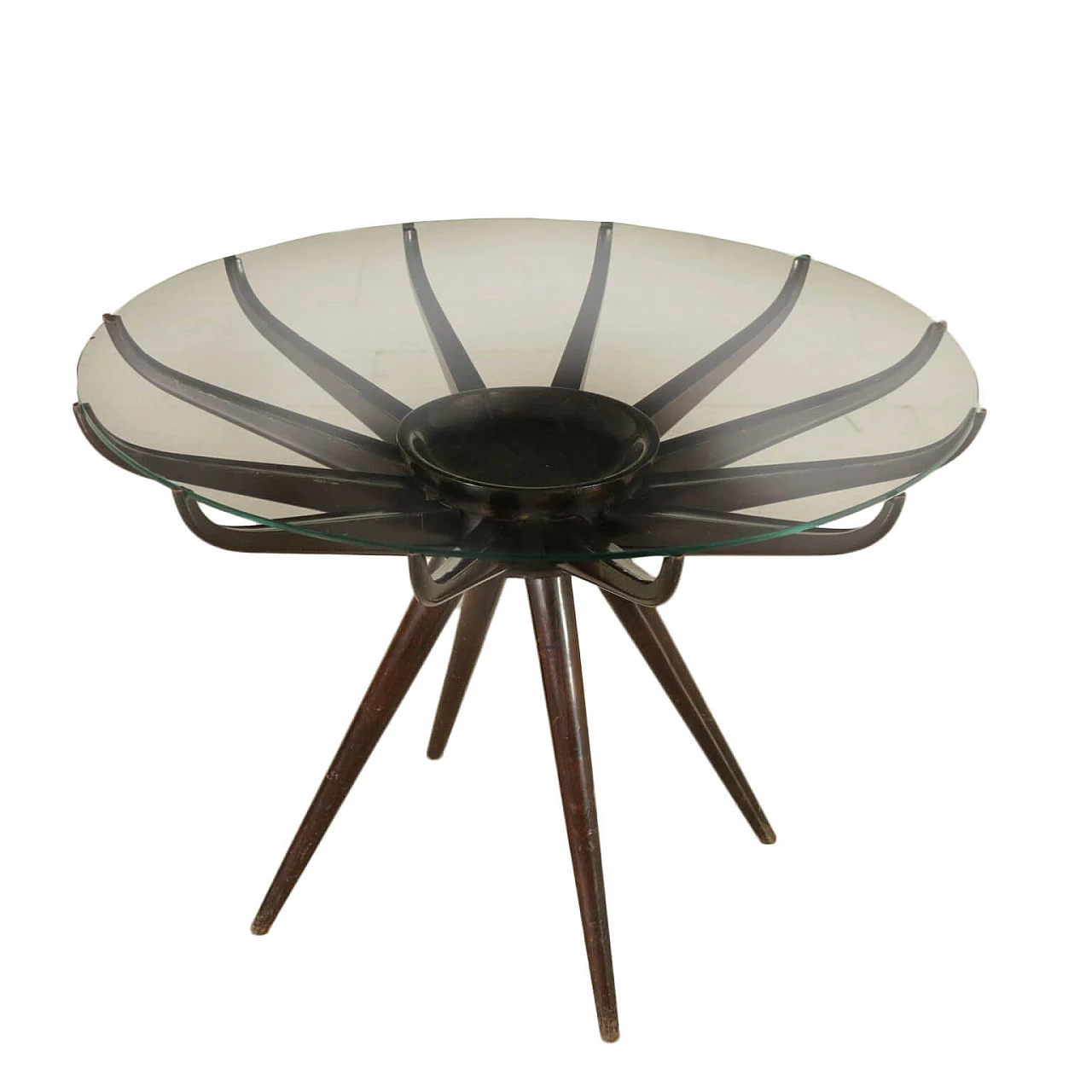 Tavolino in faggio di Carlo De Carli, anni '50 1069458