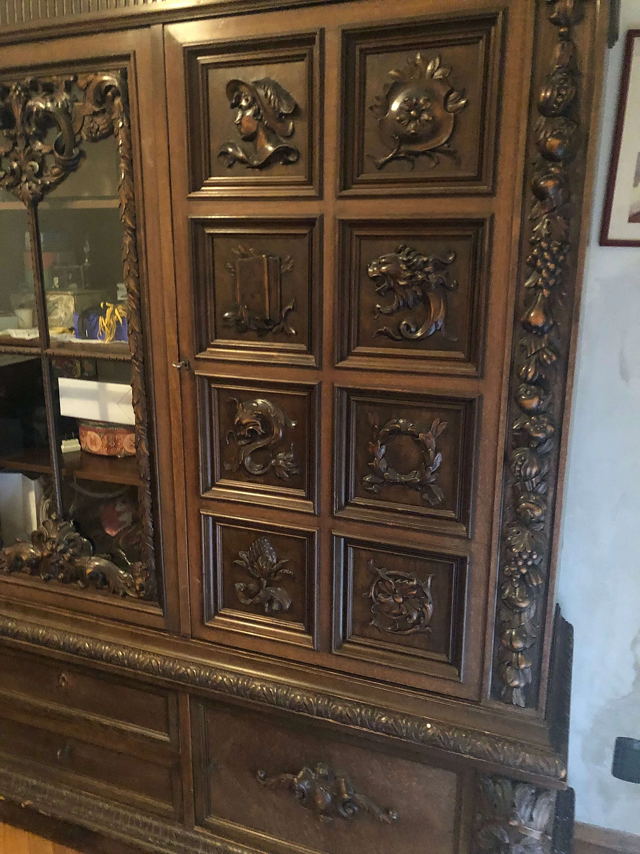Credenza in legno, inizio 900 1070067