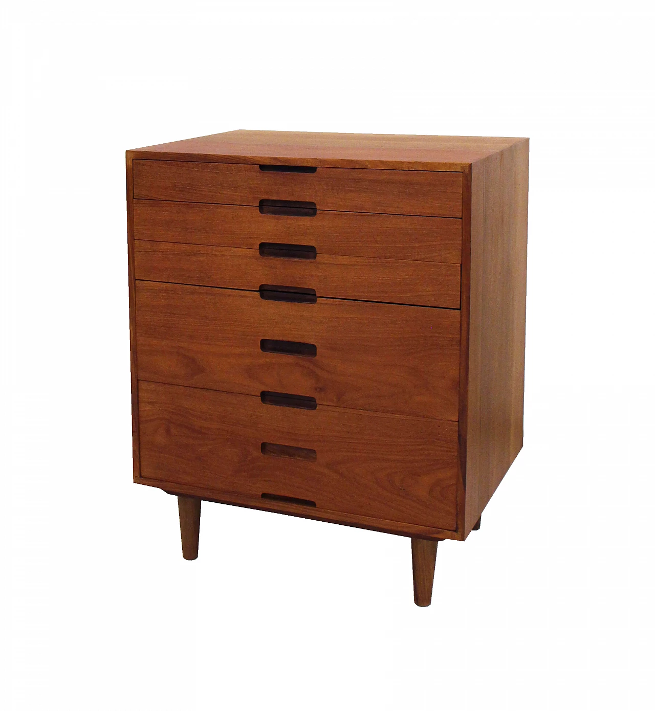 Danish teak chest of drawers, design Henning Kjærnulf, 1960s 1070222