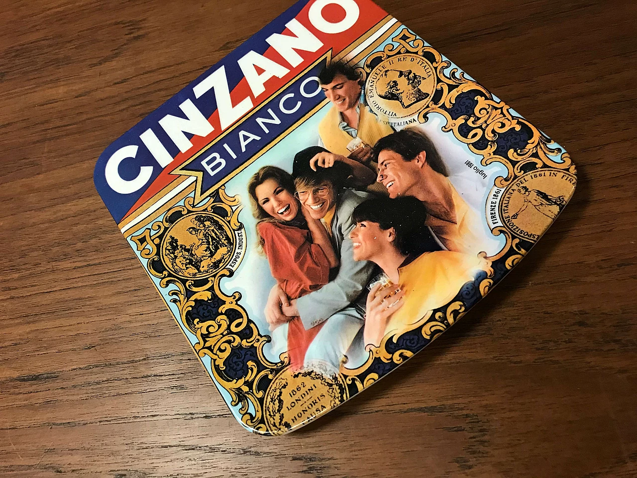 Posacenere in materiale plastico, Cinzano, anni '80 1070449