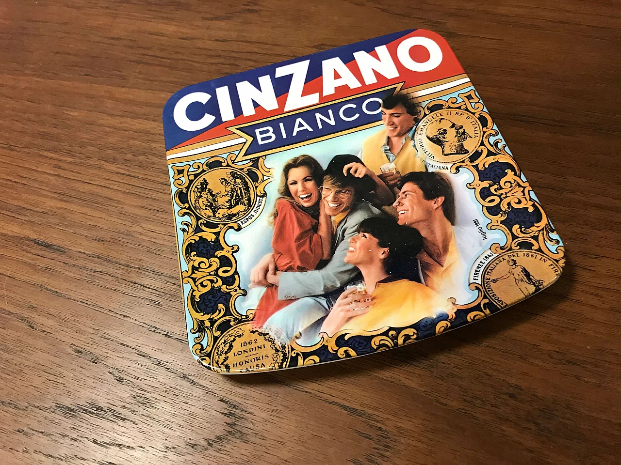 Posacenere in materiale plastico, Cinzano, anni '80 1070451
