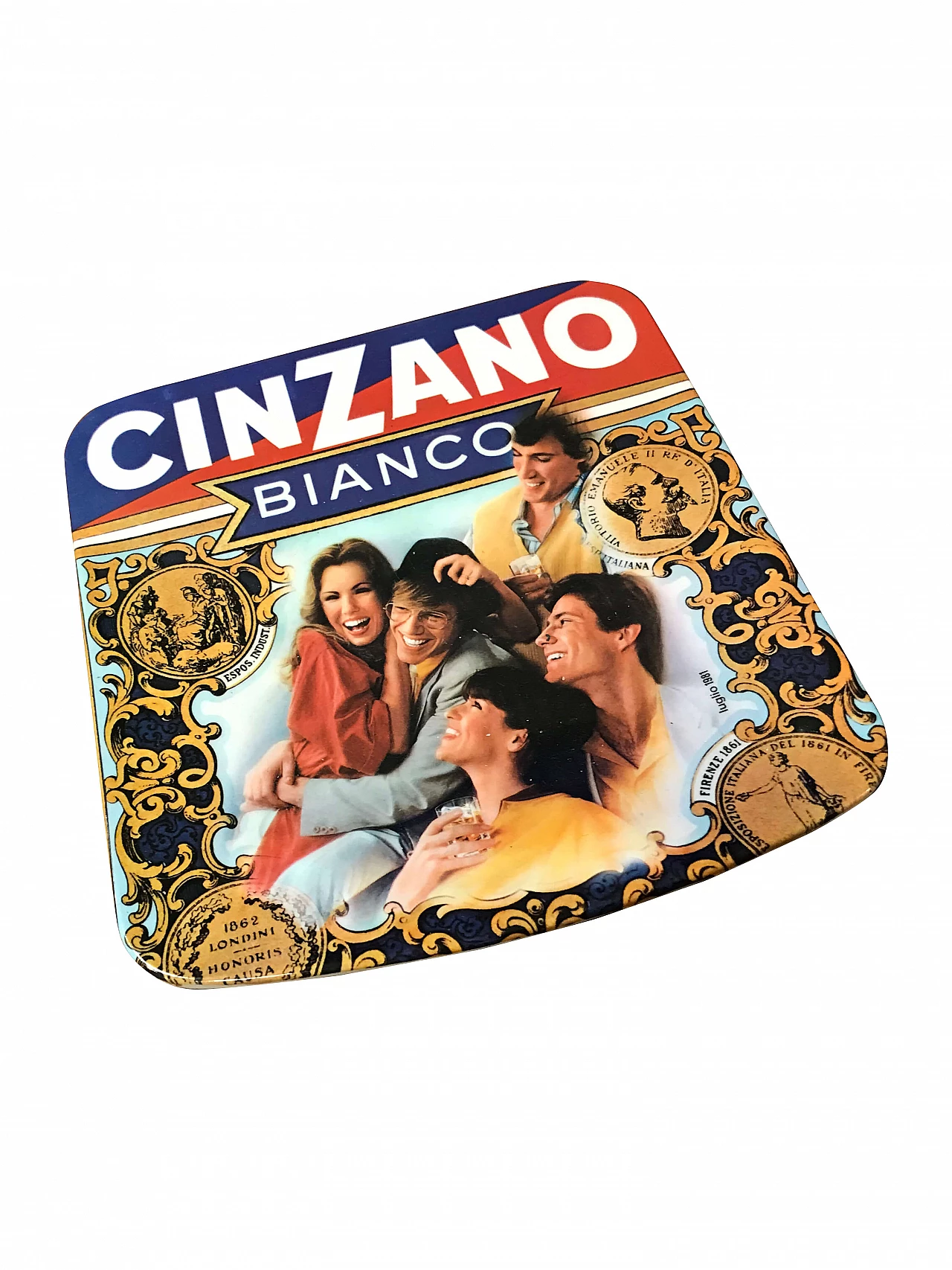 Posacenere in materiale plastico, Cinzano, anni '80 1070452