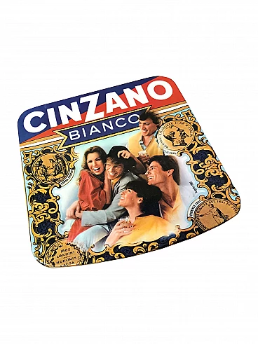 Plastic ashtray, Cinzano, 80's