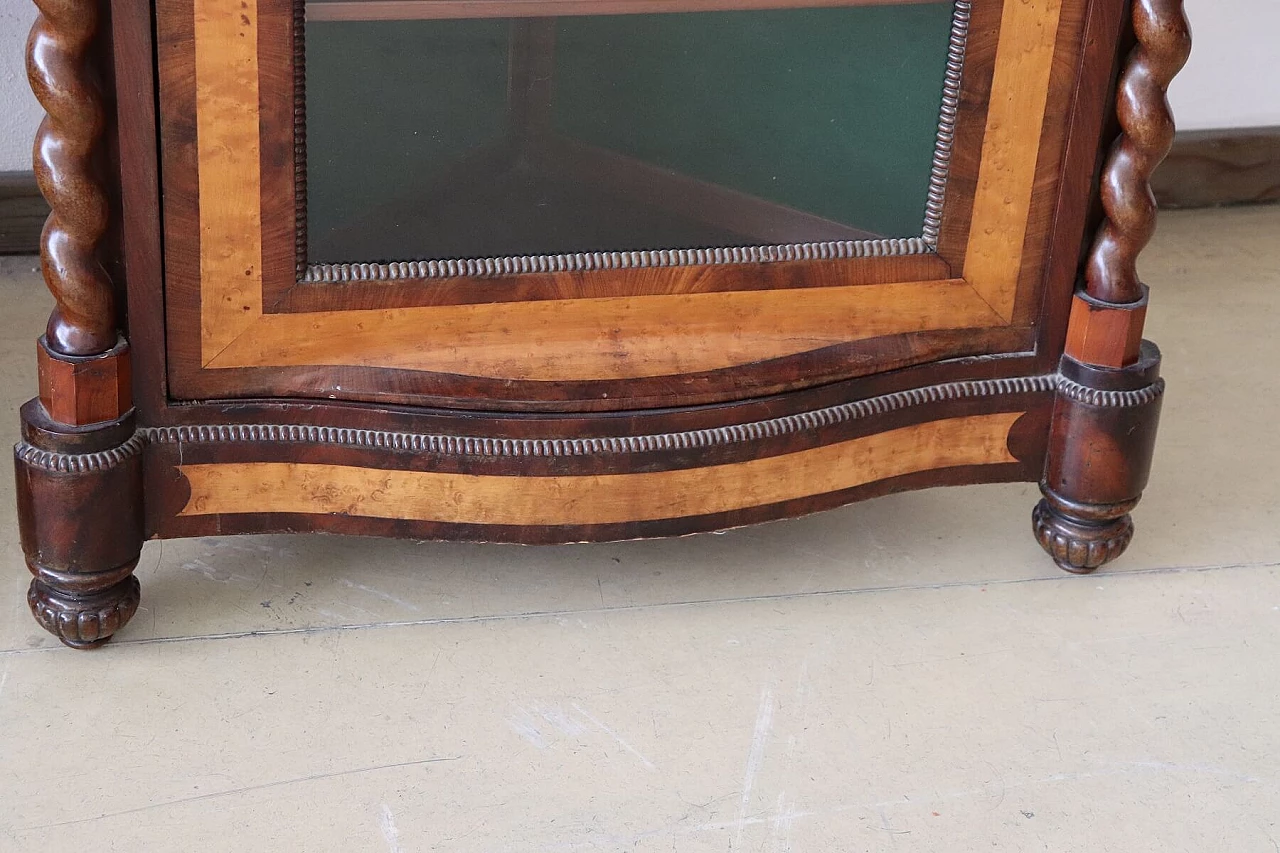 Coppia di angoliere antiche in mogano epoca Carlo X, primi sec XIX 1070729