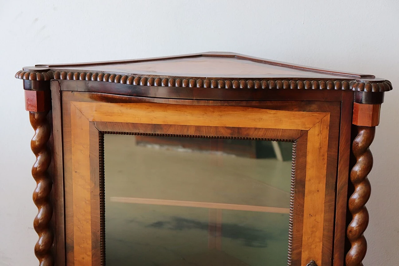 Coppia di angoliere antiche in mogano epoca Carlo X, primi sec XIX 1070731