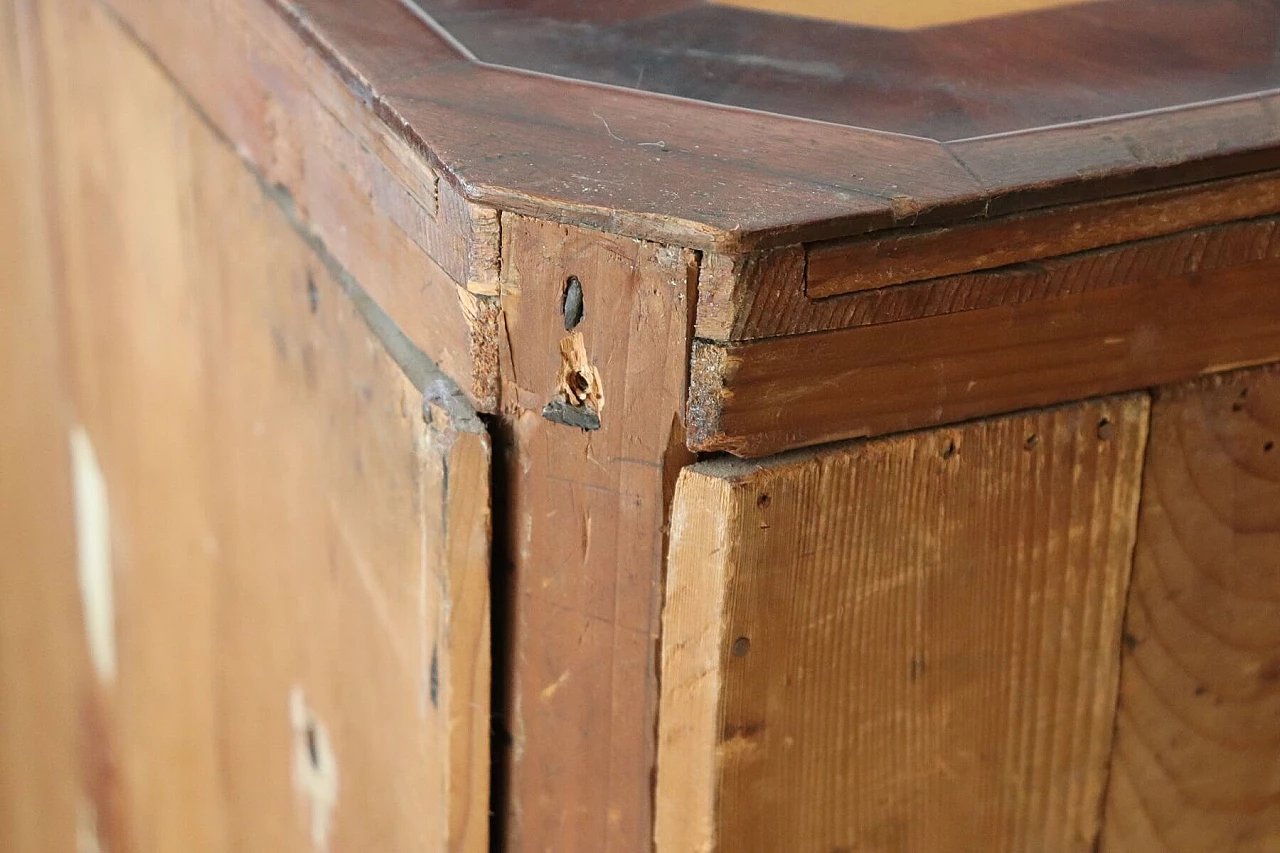 Coppia di angoliere antiche in mogano epoca Carlo X, primi sec XIX 1070741