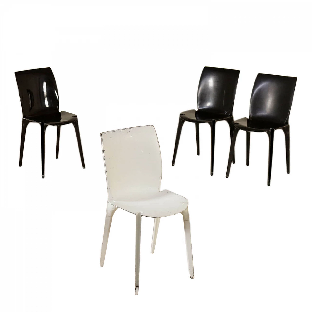 Four Lambda Chairs, by Marco Zanuso for Gavina, 1960s 1070886