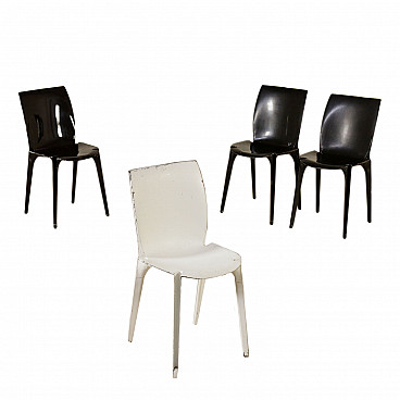 Four Lambda Chairs, by Marco Zanuso for Gavina, 1960s