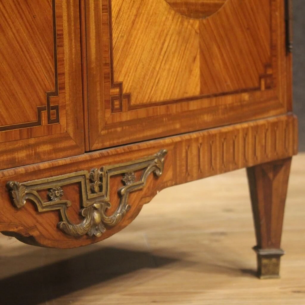 Inlaid wood double-bodied bookcase, early 20th century 1071252