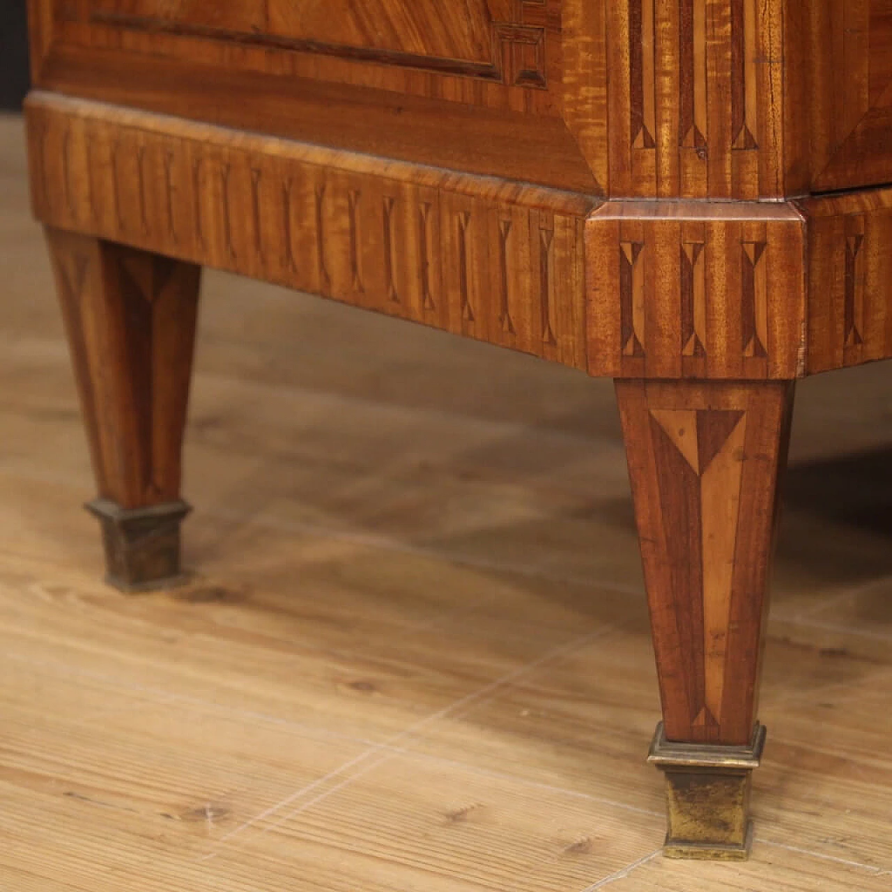 Inlaid wood double-bodied bookcase, early 20th century 1071258