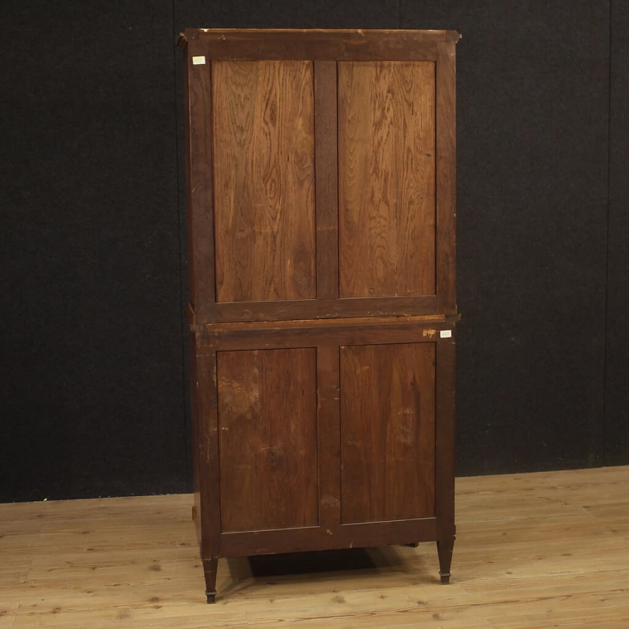 Inlaid wood double-bodied bookcase, early 20th century 1071260