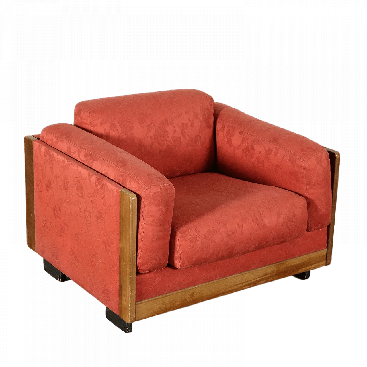 Afra and Tobia Scarpa red armchair, Italy, 70s 1071326