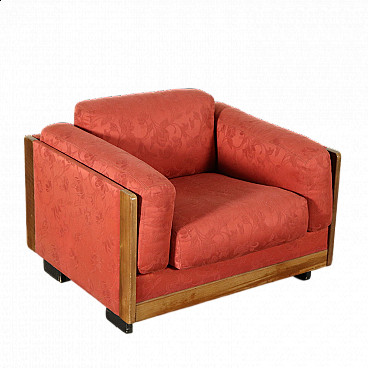 Afra and Tobia Scarpa red armchair, Italy, 70s