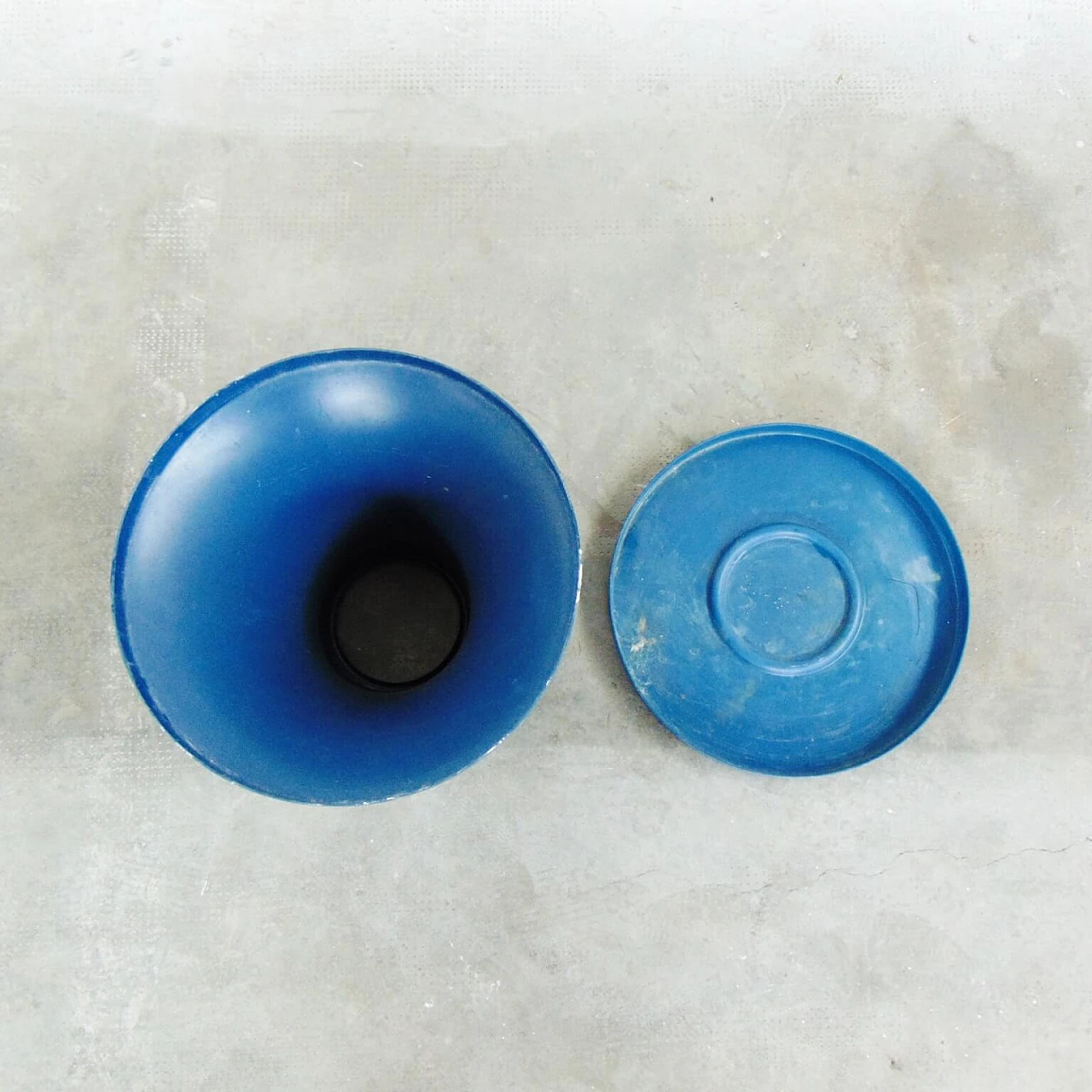 Umbrella stand in Thermoformed Plastic Blue by Roberto Lera for Sormani, 1972 1071617