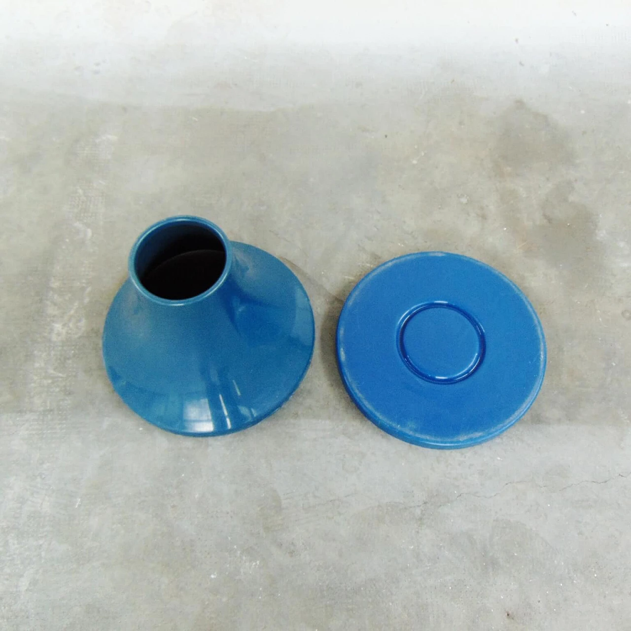 Umbrella stand in Thermoformed Plastic Blue by Roberto Lera for Sormani, 1972 1071619