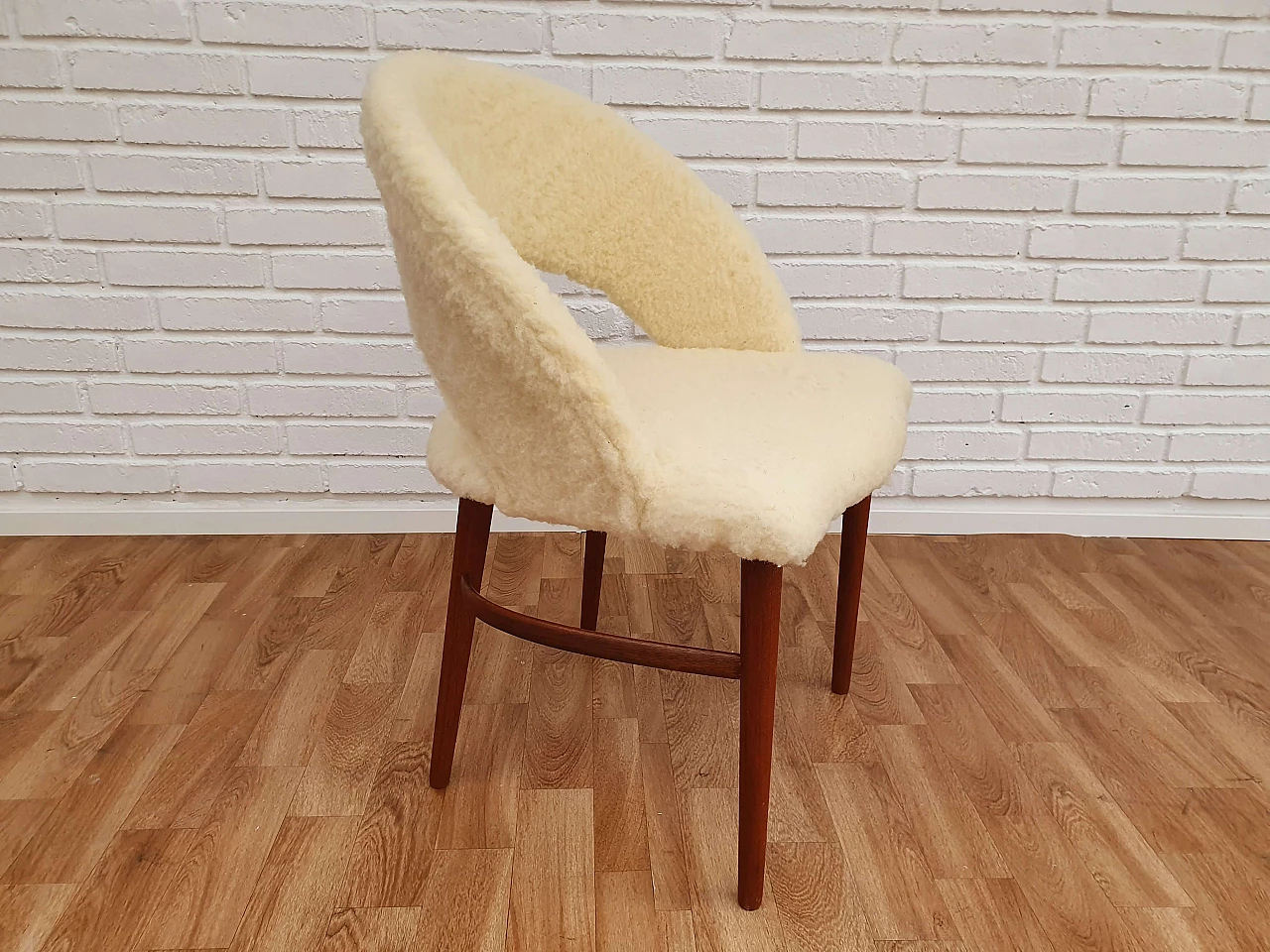Frode Holm, Danish make up chair, 60s, completely renovated 1071843