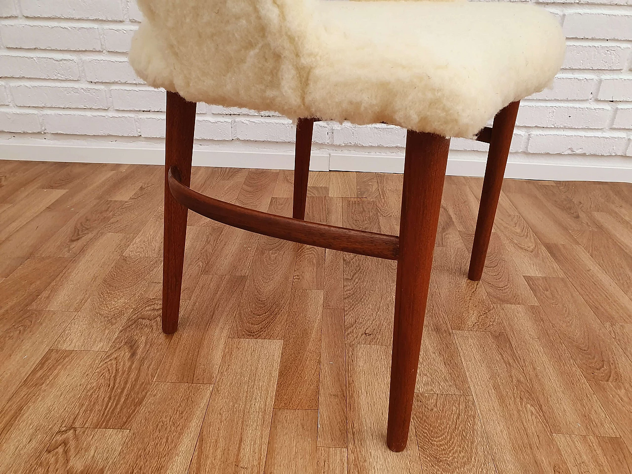 Frode Holm, Danish make up chair, 60s, completely renovated 1071844