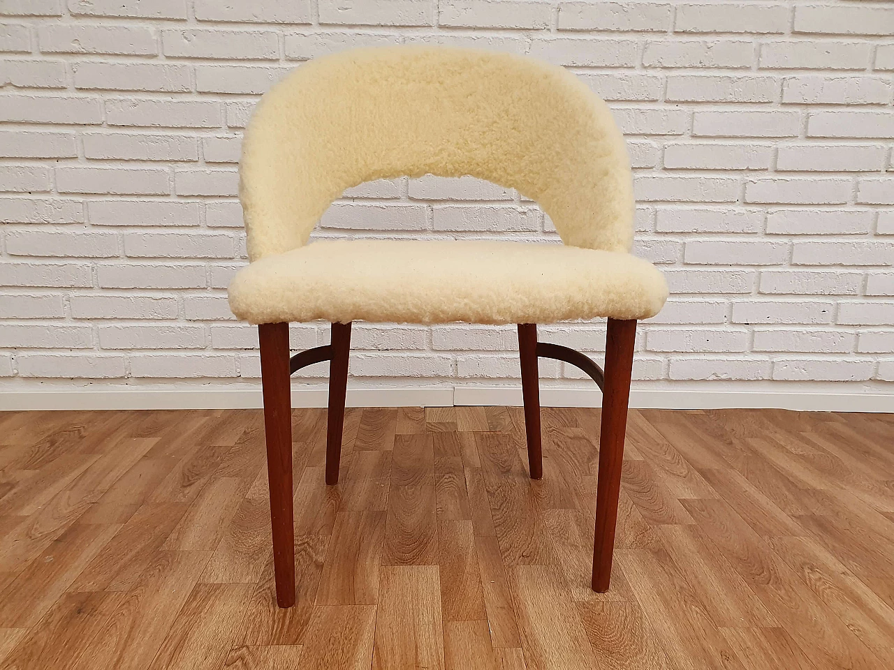 Frode Holm, Danish make up chair, 60s, completely renovated 1071845