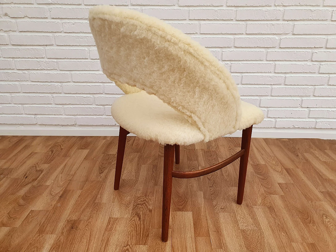 Frode Holm, Danish make up chair, 60s, completely renovated 1071853