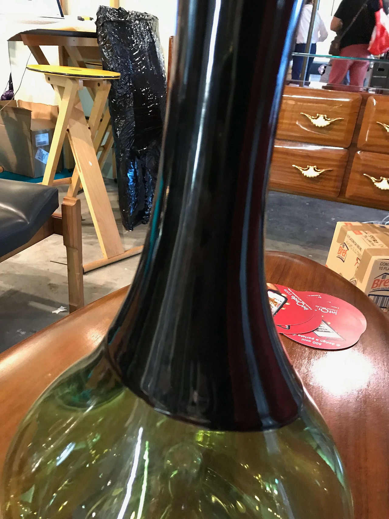 Vaso in vetro di Murano, Paolo Crepax, anni '80 1072587