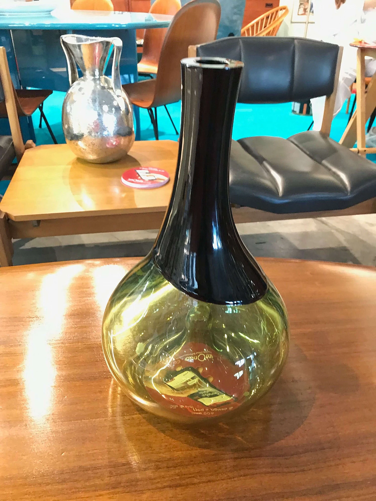 Vaso in vetro di Murano, Paolo Crepax, anni '80 1072589