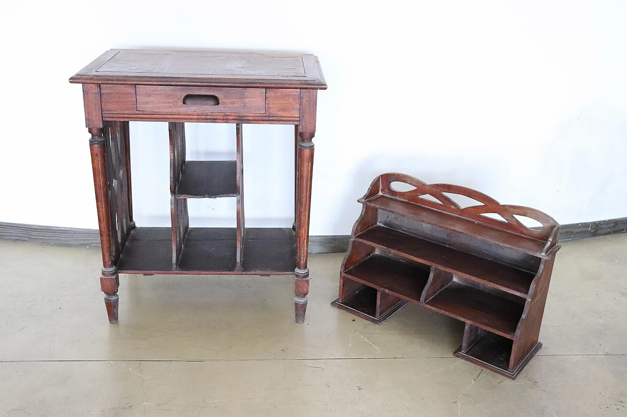 Letter holder with writing top in poplar, 19th century 1072648