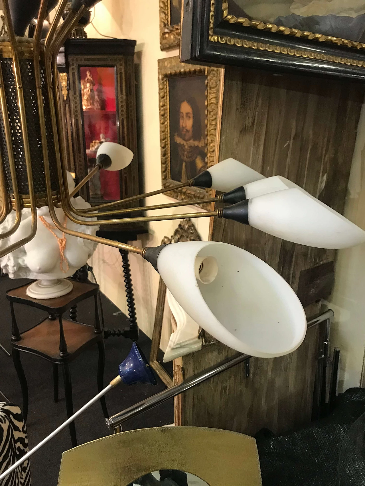 Stilnovo '50s chandelier with 12 lights 1072985