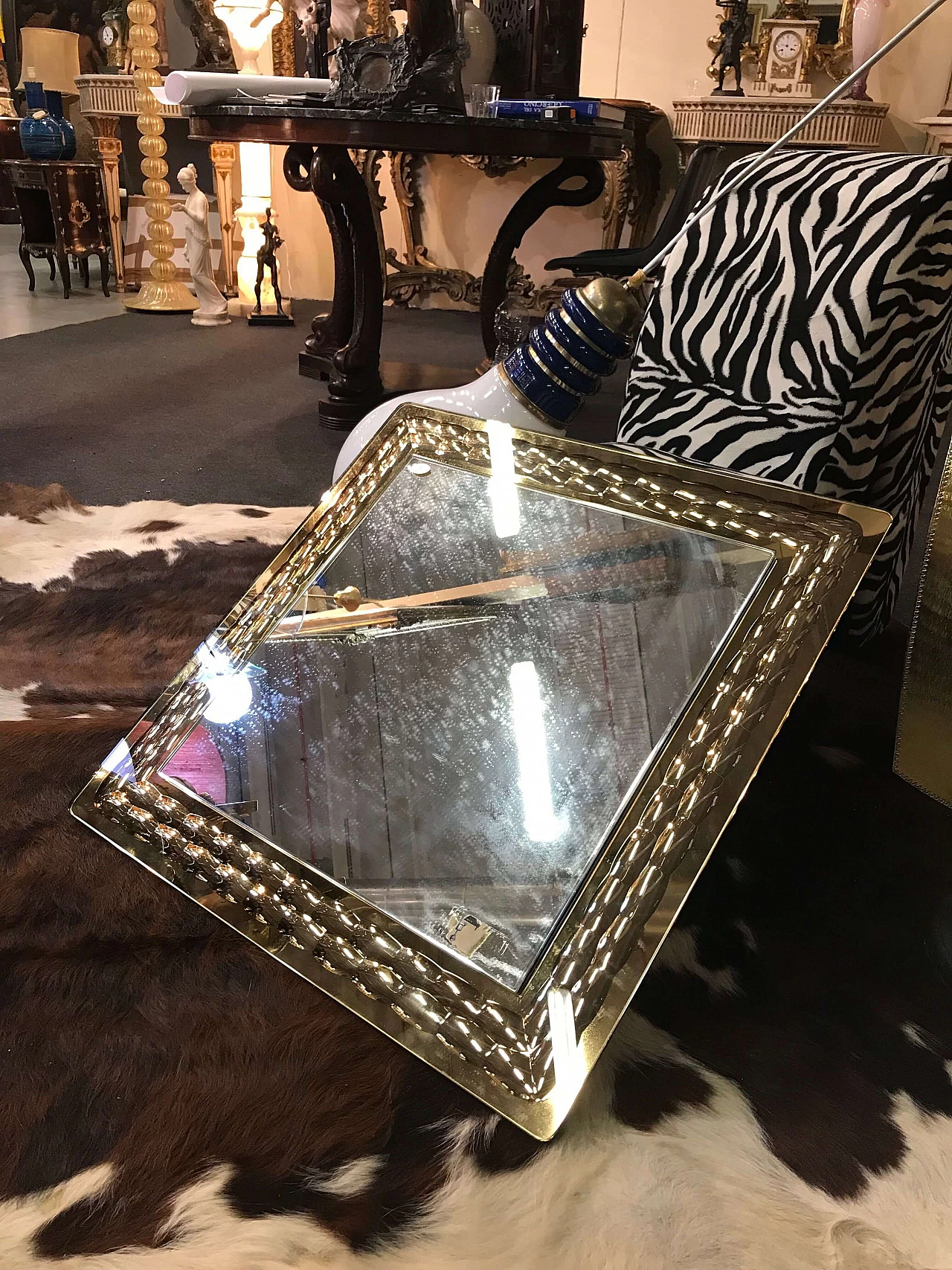 Specchio Lupi Cristalart 1073128